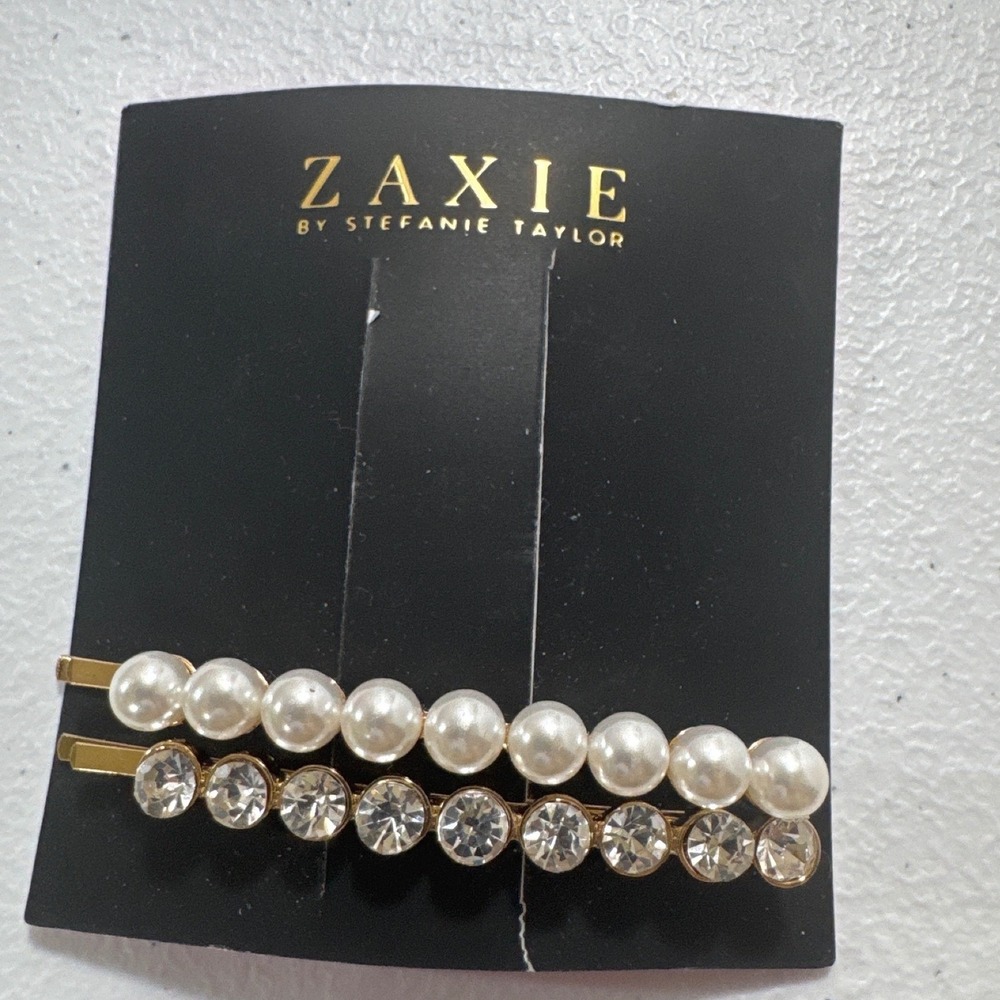 Mixed lot Rhinestone pearls Hair Pins Set & Assorted Hair Clips OLDSTOCK Chic - Picture 2 of 8
